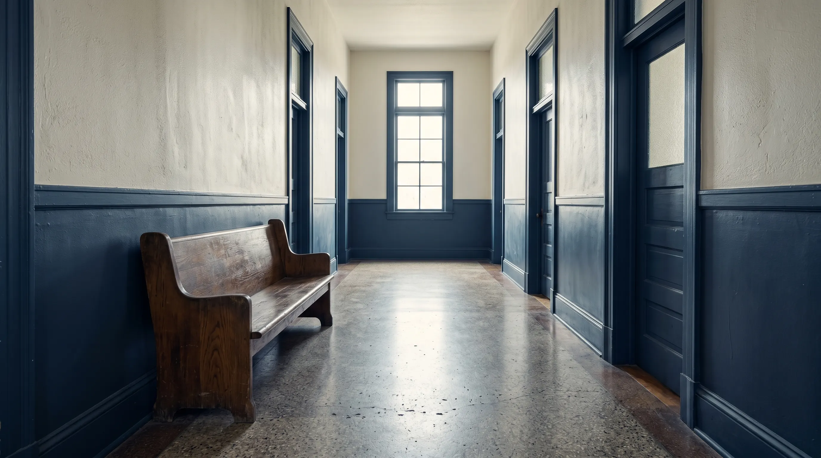 Editorial photograph evoking juvenile defense in a Texas courthouse context.