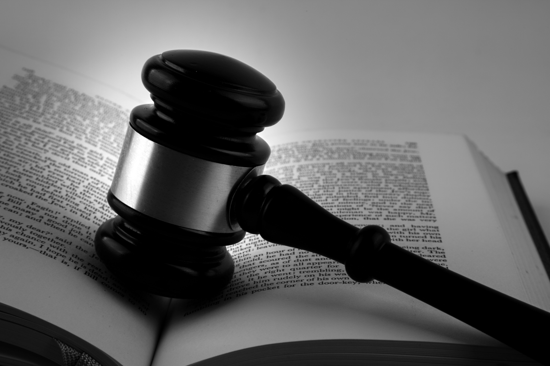 Gavel on a lawbook